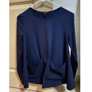 NEW COS Navy pocket top